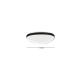 Inlight Πλαφονιέρα οροφής LED 25W 3CCT από μαύρο μέταλλο και ακρυλικό D:61,5x5cm (42043-Black)