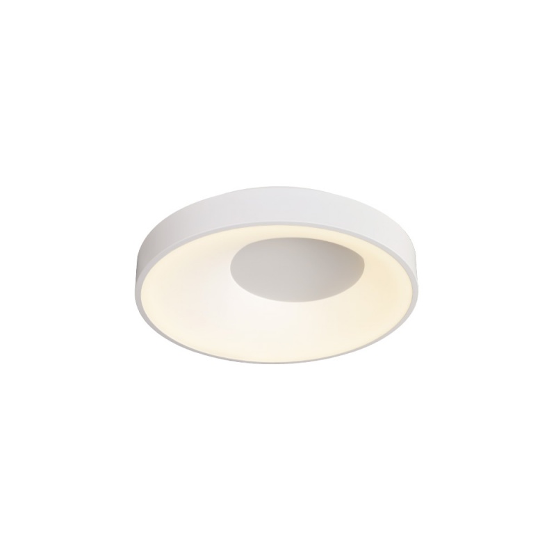 Inlight Πλαφονιέρα οροφής LED 36W 3CCT από λευκό μέταλλο και ακρυλικό D:48cm (42040-White)