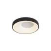 Inlight Πλαφονιέρα οροφής LED 36W 3CCT από μαύρο μέταλλο και ακρυλικό D:48x9cm (42040-Black)