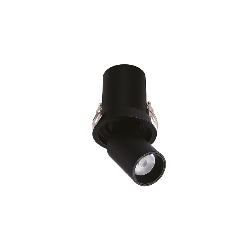 Inlight Downlight σποτ 10W 3CCT σε μαύρη απόχρωση (X00180B)