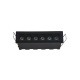 Inlight Downlight σποτ 6*3W 3CCT σε μαύρη απόχρωση (X00200B)