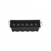 Inlight Downlight σποτ 6*3W 3CCT σε μαύρη απόχρωση (X00200B)