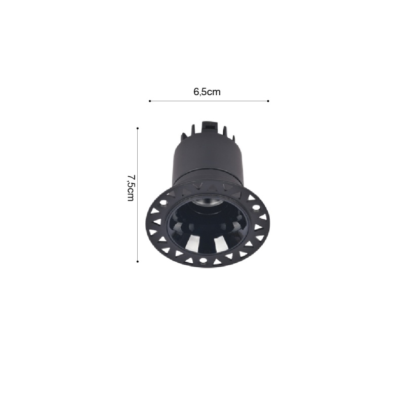 Inlight Downlight σποτ 5W 3CCT σε λευκή απόχρωση (X00220W)