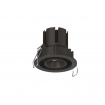 Inlight Downlight σποτ 7W 3CCT σε μαύρη απόχρωση (X00230B)
