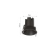 Inlight Downlight σποτ 7W 3CCT σε μαύρη απόχρωση (X00240B)