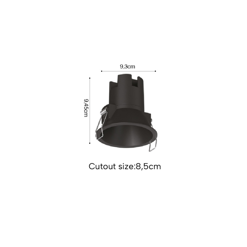 Inlight Downlight σποτ GU10 σε λευκή απόχρωση (X00250W)