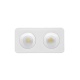 Inlight Downlight Mounted σποτ 2*8W 3CCT σε λευκή απόχρωση (X00270W)