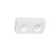 Inlight Downlight Mounted σποτ 2*8W 3CCT σε λευκή απόχρωση (X00270W)