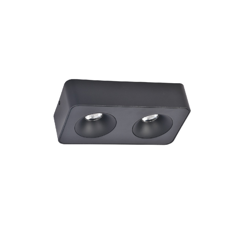 InLight Downlight Mounted σποτ 2*8W 3CCT σε μαύρη απόχρωση (X00270B)