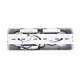 Inlight Downlight Mounted σποτ 3*8W 3CCT σε λευκή απόχρωση (X00280W)
