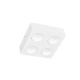 Inlight Downlight Mounted σποτ 4*8W 3CCT σε λευκή απόχρωση (X00290W)