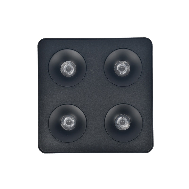 Inlight Downlight Mounted σποτ 4*8W 3CCT σε μαύρη απόχρωση (X00290B)