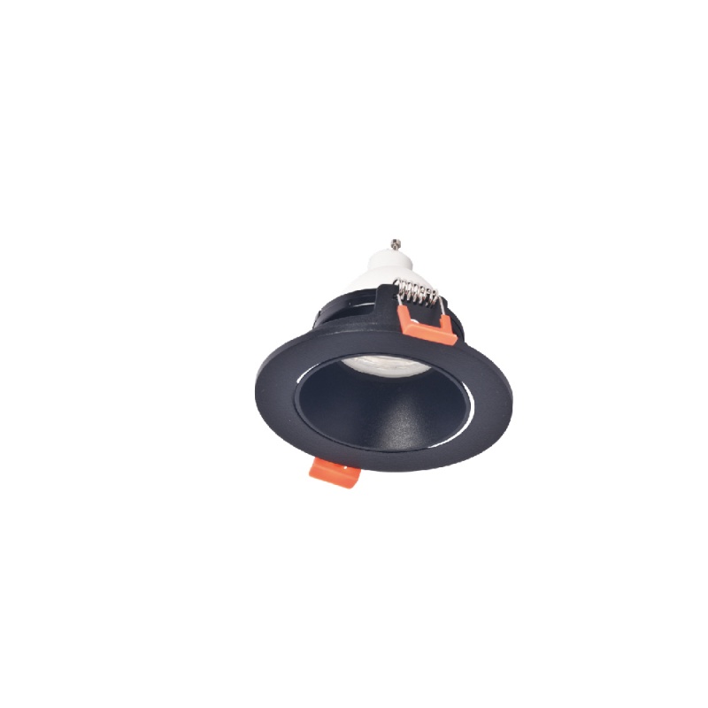 Inlight Downlight σποτ GU10 σε μαύρη απόχρωση (X00310B)