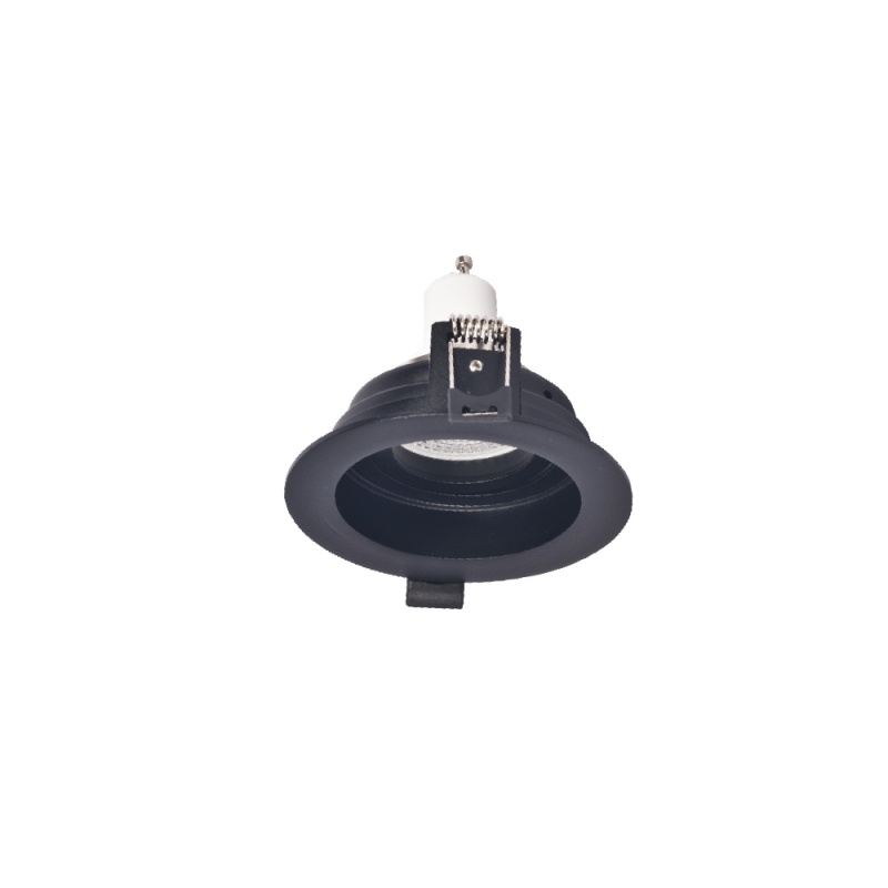 Inlight Downlight σποτ GU10 σε μαύρη απόχρωση (X00300B)