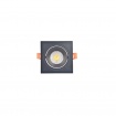 Inlight Downlight σποτ GU10 σε μαύρη απόχρωση (X00320B)