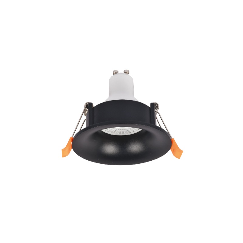 Inlight Downlight σποτ GU10 σε μαύρη απόχρωση (X00340B)