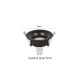 Inlight Downlight σποτ GU10 σε μαύρη απόχρωση (X00340B)