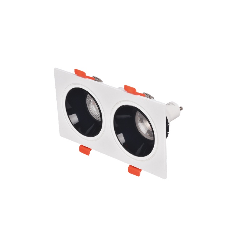 Inlight Downlight σποτ GU10 σε λευκή και μαύρη απόχρωση (X00330WB)