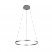 Inlight Κρεμαστό φωτιστικό LED 45W 3CCT (by switch on base) D:100cm (6095-AA-Silver)