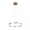 Inlight Κρεμαστό φωτιστικό LED 36W 3CCT (by switch on base) D:80cm (6095-AB-Golden)
