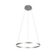 Inlight Κρεμαστό φωτιστικό LED 36W 3CCT (by switch on base) D:80cm (6095-AB-Silver)
