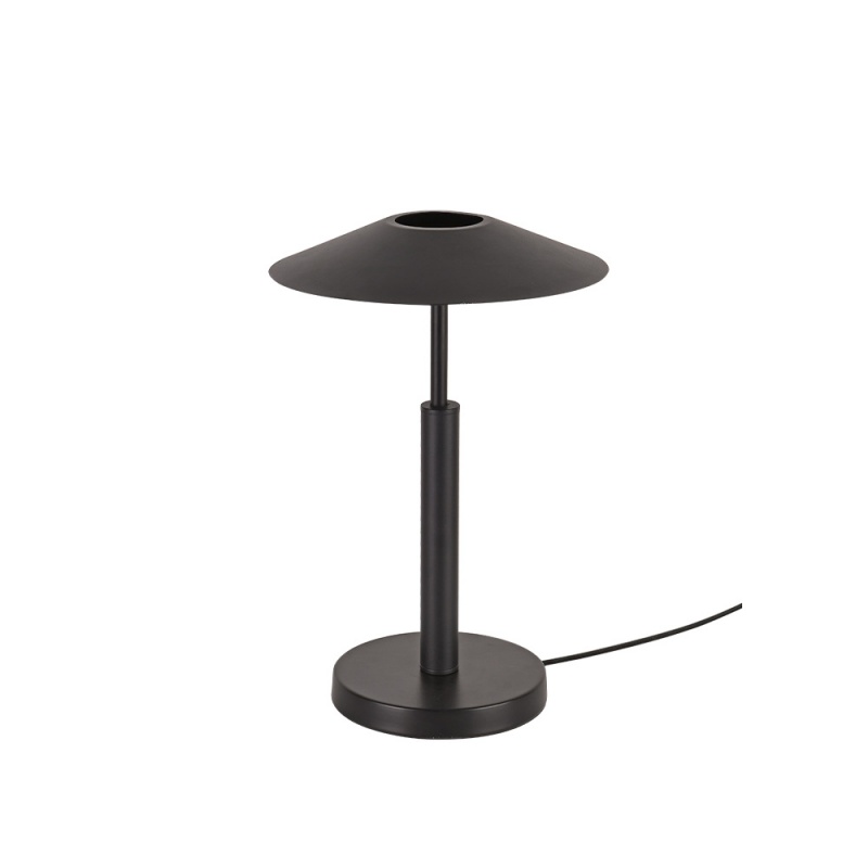Inlight Επιτραπέζιο φωτιστικό σε μαύρο χρώμα LED 10W D:28x45cm (3063-Black)