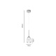 Inlight Κρεμαστό φωτιστικό LED 10W από χρυσαφί μέταλλο και ακρυλικό (4077-1)
