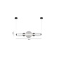 Inlight Κρεμαστό φωτιστικό LED 50W από γυαλί D:80x20cm (4078-Smoky)