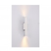 Inlight Επιτοίχιο φωτιστικό LED 2*5W 3000K σε λευκή απόχρωση απο αλουμίνιο D:30x6cm (43061-White)