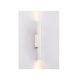 Inlight Επιτοίχιο φωτιστικό LED 2*5W 3000K σε λευκή απόχρωση απο αλουμίνιο D:30x6cm (43061-White)