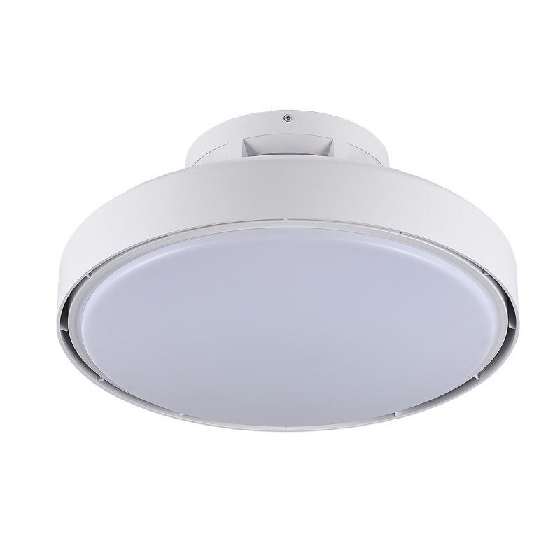 it-Lighting TETON Ανεμιστήρας Οροφής Bladeless Λευκό 56W LED 5900lm 3CCT App Control (101001020)