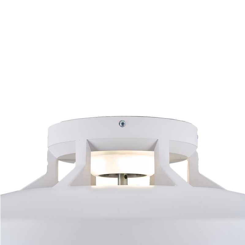 it-Lighting TETON Ανεμιστήρας Οροφής Bladeless Λευκό 56W LED 5900lm 3CCT App Control (101001020)