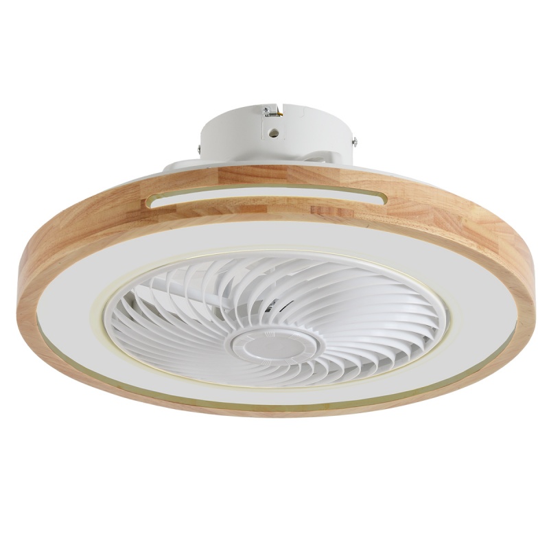 it-Lighting Zephyr Ανεμιστήρας Οροφής LED με App Control & 3CCT | Wood & Λευκό (101000940)
