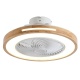 it-Lighting Zephyr Ανεμιστήρας Οροφής LED με App Control & 3CCT | Wood & Λευκό (101000940)