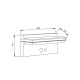 it-Lighting Narlay LED 8W 3000K Solar Outdoor Wall Lamp Black D:260x117x92mm (80206611S)