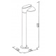 it-Lighting Wabash LED 7W 3CCT Outdoor Stand Light Black D:130 x 196 x 600 mm (80400910)