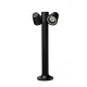 it-Lighting Shasta 2xGU10 Outdoor Pole Light Black D:150x305x600mm (80400814)