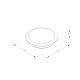 it-Lighting Champlain 1xE27 Outdoor Ceiling Light Anthracite D:90x285x285mm (80300844)