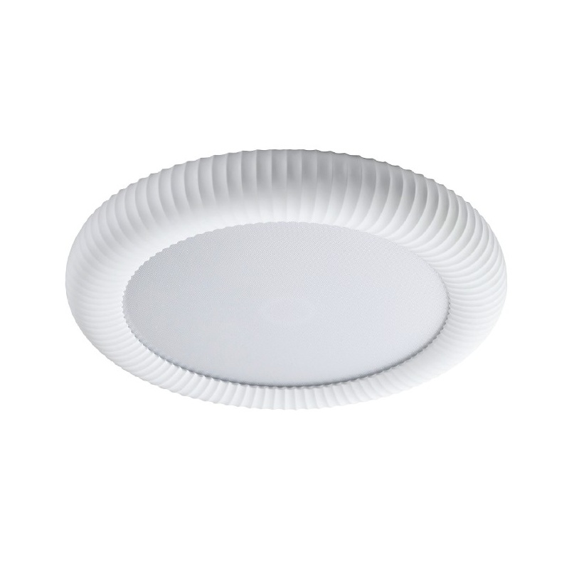 Inlight Φωτιστικό Οροφής Γύψινο LED 36W, 3000K, Λευκό, D:40x6,5cm(42054-White)
