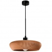 Inlight Κρεμαστό Γύψινο Φωτιστικό E27, Κεραμιδί, D:40x9,5cm (4102-B-Terracotta)