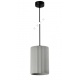 Inlight Κρεμαστό Γύψινο Φωτιστικό E27, Γκρι D:22x15cm(4062-Gray)