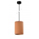 Inlight Κρεμαστό Γύψινο Φωτιστικό E27, Κεραμιδί, D:22x15cm(4062-Terracotta)