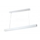 Inlight Γραμμικό Κρεμαστό Γύψινο Φωτιστικό LED 36W, 2CCT, Λευκό D:150x8,7cm(6123-White)