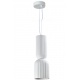 Inlight Κρεμαστό Γύψινο Φωτιστικό E27, Λευκό D:15x43,5cm(4101-White)