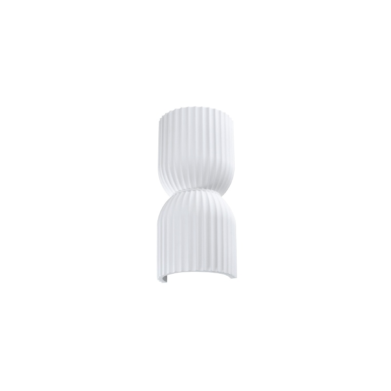 Inlight Φωτιστικό Τοίχου Γύψινο GU10 (x2), Λευκό D:13x26,5x7,5cm(43075-White)