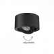 InLight Φωτιστικό Σποτ Οροφής LED 9W, 3CCT, Μαύρο, 36° D:10x5cm (9090-Black)