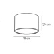 InLight Φωτιστικό Σποτ Οροφής LED 9W, 3CCT, Μαύρο, 100°, D:10x7,5cm (9089-Black)