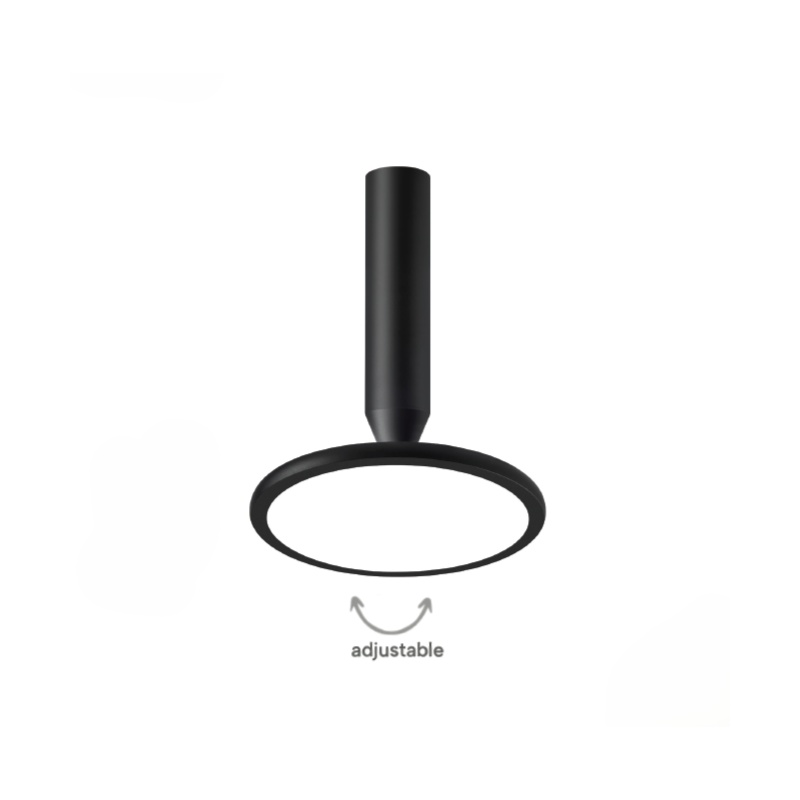 InLight Κρεμαστό Φωτιστικό Σποτ LED 12W, 3CCT, Μαύρο, 120°, D:18x22.2cm (9092-Black)