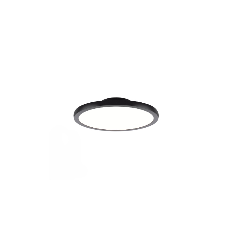 InLight Φωτιστικό Σποτ Οροφής LED 12W, 3CCT, Μαύρο, 120° D:18x4cm (9093-Black)