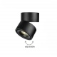 InLight Φωτιστικό Σποτ Οροφής LED 15W, 3CCT, Μαύρο, D:10x10,7cm (9095-Black)